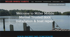 Desktop Screenshot of millermobilemarine.com