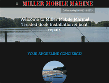 Tablet Screenshot of millermobilemarine.com
